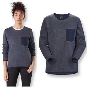 Arcteryx Covert Sweater Pullover Navy Women